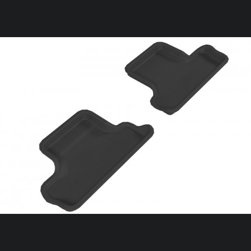 Mini Cooper Convertible Floor Mats - Rear - 3D MAXpider - Kagu - Black - `07-`13