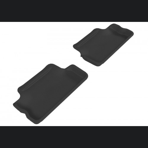Mini Cooper Hardtop Floor Mats - Rear - 3D MAXpider - Kagu Series - Black - `07-`13