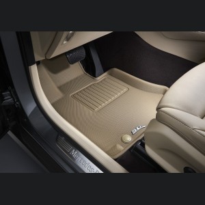 Mini Countryman Floor Mats - Front - 3D MAXpider - Kagu - Tan - `11-`16