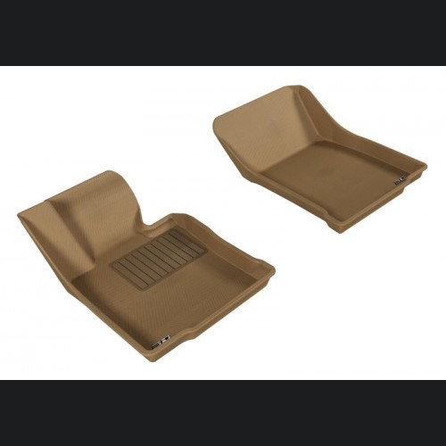 Mini Countryman Floor Mats - Front - 3D MAXpider - Kagu - Tan - `11-`16