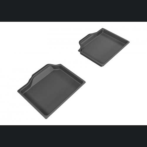 Mini Countryman Floor Mats (2) - Rear - 3D MAXpider - Kagu - Black - `14-`16