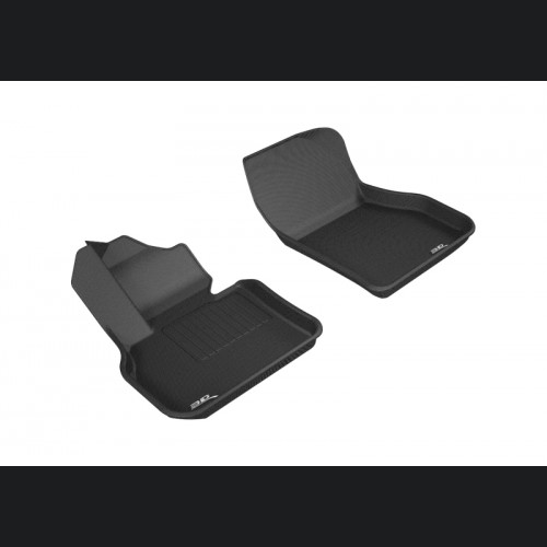 Mini Countryman Floor Mats - Front - 3D MAXpider - Kagu - Black - `17-`19