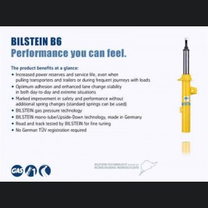 Mini Cooper Clubman Shocks Strut Assembly - Front Left - Bilstein - B6 Performance - `16-`19