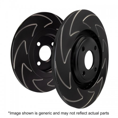 Mini Countryman R60 Cooper Brake Rotors (2) - Rear - EBC - BSD Series Sport Rotor w/Ultra Quiet V Slot Configuration - `10-`16
