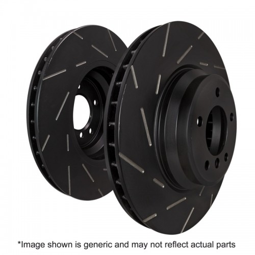 Mini Countryman Brake Rotors (2) - Front - EBC - USR Slotted - 2010