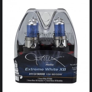 Mini Cooper Xenon Bulbs (2) - Hella - Optilux H13/9008 12V 60/55W XB - White - `07-`12