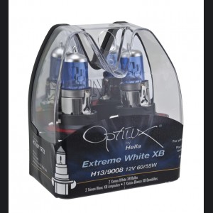 Mini Cooper Xenon Bulbs (2) - Hella - Optilux H13/9008 12V 60/55W XB - White - `07-`12