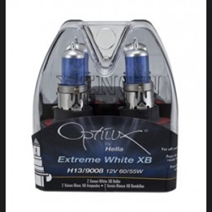 Mini Cooper Xenon Bulbs (2) - Hella - Optilux H13/9008 12V 60/55W XB - White - `07-`12