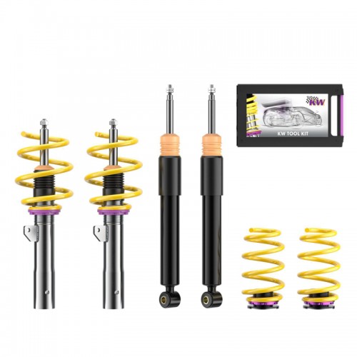 Mini Cooper F55 Hardtop 4DR Coilover Suspension Kit - KW - KW V2 Comfort - 2014