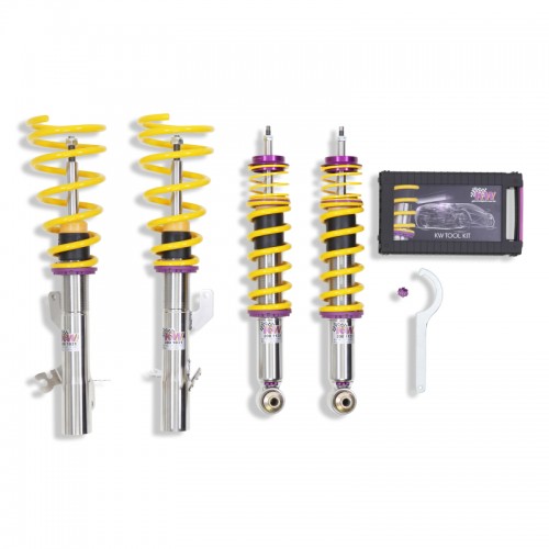 Mini Countryman S ALL4 (UKL-X) Coilover Suspension Kit - KW - Variant 3, TVR-A and TVC-A technology, Height Adjustable, Independent Compression and Rebound Technology - `11-`26