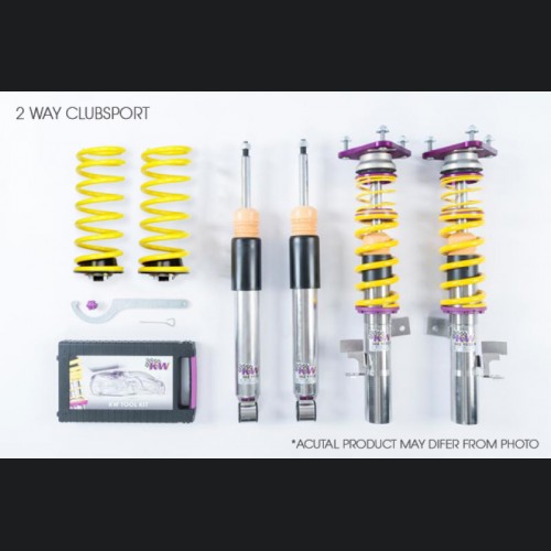 Mini Cooper F56 Hardtop Coilover Suspension Kit - KW - V3 Clubsport, Adjustable, 2-Way with DDC - 2014