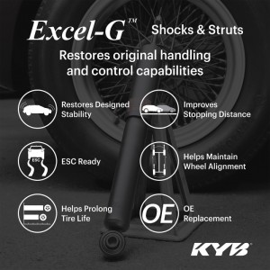 MINI Cooper Shock & Strut - Rear - KYB - Excel-G - `02-`08