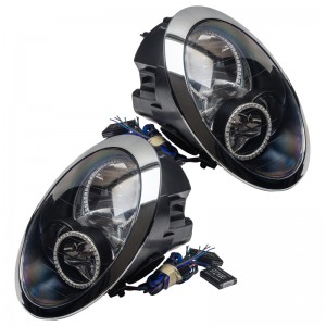 Mini Cooper S Headlight Assemblies - ORACLE Lighting - ColorSHIFT - `05-`08