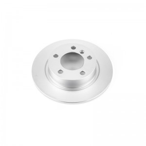 Mini Cooper Countryman Brake Rotor(1) - Rear - PowerStop - Evolution High Carbon Geomet Coated - Silver - `11-`16
