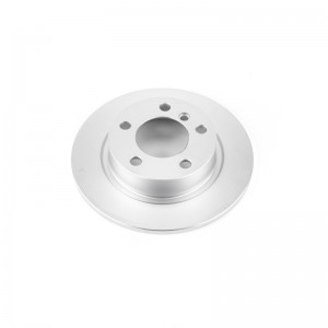 Mini Cooper Countryman Brake Rotor(1) - Rear - PowerStop - Evolution High Carbon Geomet Coated - Silver - `11-`16