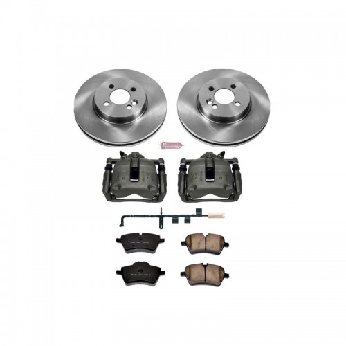 Mini Cooper Brake Kit - Front - PowerStop - Autospecialty Rotors + Evolution Ceramic Pads - `07-`10