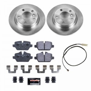 Mini Cooper Countryman Brake Kit - Rear - PowerStop - Track Day Spec High-Performance Pads + Autospecialty Rotors - `11-`16