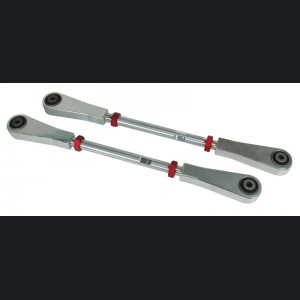 Mini Cooper Coilover Suspension Kit - Rear - SPC Performance - Adjustable Camber Arm - Silver and Red - `03-`10