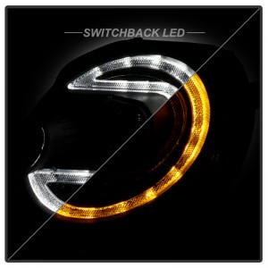 Mini Cooper Projector Headlights - SPYDER - Spyder Signature Series, Version 2, Halogen Model Only - Black - `07-`12