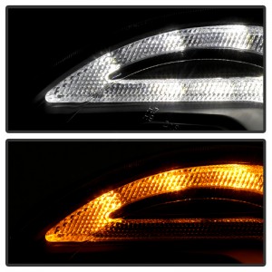 Mini Cooper Headlights - SPYDER - V2 Xenon/HID Only Projector - Black - `07-`12