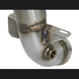 MINI Cooper S (R56) Performance Exhaust - aFe - Twisted Steel Down Pipe 2-1/2 IN 304 Stainless Steel w/ Cat - `07-`13