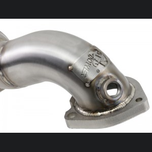 MINI Cooper S (R56) Performance Exhaust - aFe - Twisted Steel Down Pipe 2-1/2 IN 304 Stainless Steel w/ Cat - `07-`13