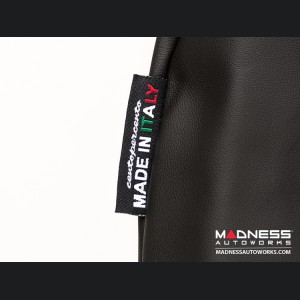 MINI Cooper Gear Shift Boot - Black Leather W/ Red Stitching