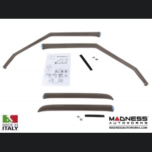 MINI Cooper Countryman Side Window Air Deflectors by Farad - Front and Rear (R60 Model)