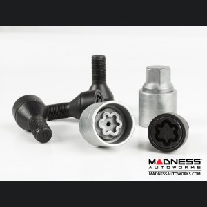 MINI Cooper Wheel Locks by Farad - Black - Starlock (R50/ R52/ R53 Models)