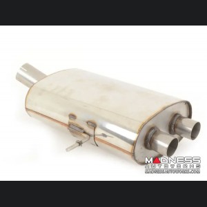 MINI Cooper Performance Exhaust - Cat Back - Milltek - Resonated - Polished Oval Tips - R56