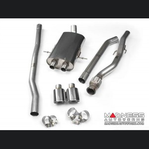 MINI Cooper Performance Exhaust - Cat Back - Milltek - Non-Resonated - Polished Oval Tips - R56