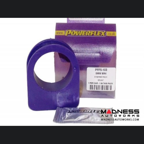 MINI Cooper Polyurethane Bushing Set - Steering Rack Mount by Powerflex (R50 / R52 / R53 Model)