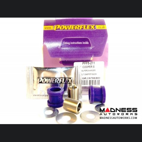 MINI Cooper Polyurethane Bushing Set - Super Charger Belt Damper Bushings by Powerflex (R50 / R52 / R53 Model)