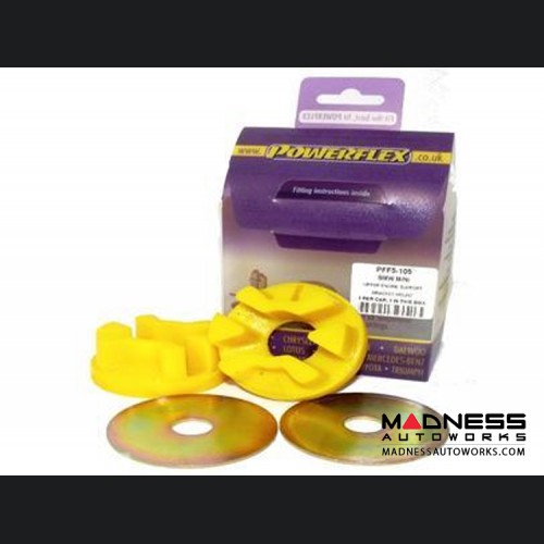 MINI Cooper Polyurethane Bushing Set - Upper Engine Support Bracket Large by Powerflex (R50 / R52 / R53 Model)