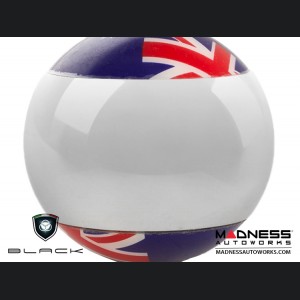 MINI Cooper Gear Shift Knob - Chrome w/ Australian Flag Design