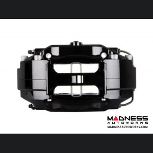 MINI Cooper/ Cooper S Front Big Brake Kit by Stop Tech - ST40 Black Calipers/ Slotted Rotors - Zinc Plated (R50/ 52/ 53)
