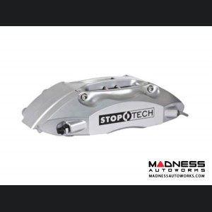 MINI Cooper/ Cooper S Front Big Brake Kit by Stop Tech - ST40 Silver Calipers/ Slotted Rotors 328mmx28mm (R52/ 56)