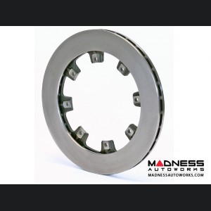 MINI Cooper Brake Conversion Kit - Wilwood Rear Brake Upgrade Kit (Black Powder Coated Calipers / Plain Face Rotors) (R55 / R56 / R57 Model)