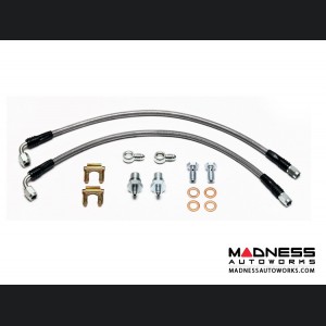 MINI Cooper Brake Conversion Kit - Wilwood Rear Brake Upgrade Kit (Black Powder Coated Calipers / Plain Face Rotors) (R55 / R56 / R57 Model)
