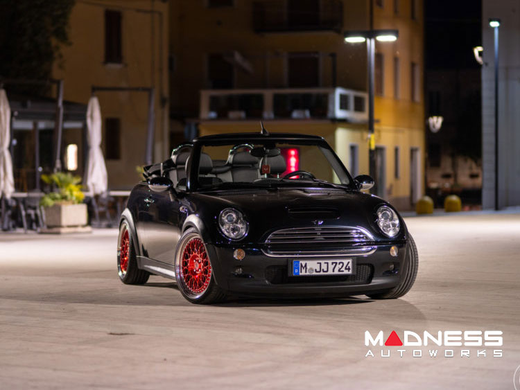 Red Mini Rims MINI Cooper Custom Wheels - ERA-1 3 Piece by Vossen - Transparent Red,