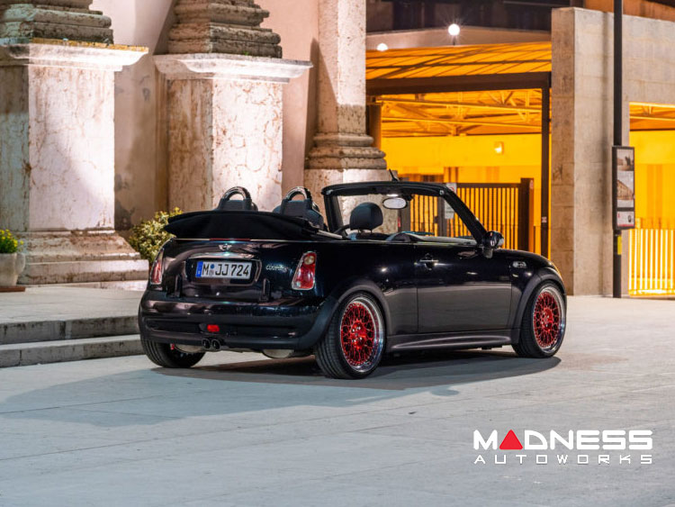 Red Mini Rims MINI Cooper Custom Wheels - ERA-1 3 Piece by Vossen - Transparent Red,