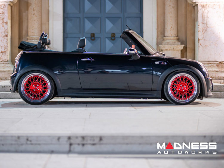 Mini One Red R50 MINI Cooper Custom Wheels - ERA-1 3 Piece by Vossen - Transparent Red,