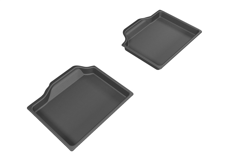 Mini Countryman Floor Mats (2) - Rear - 3D MAXpider - Kagu - Black - `14-`16