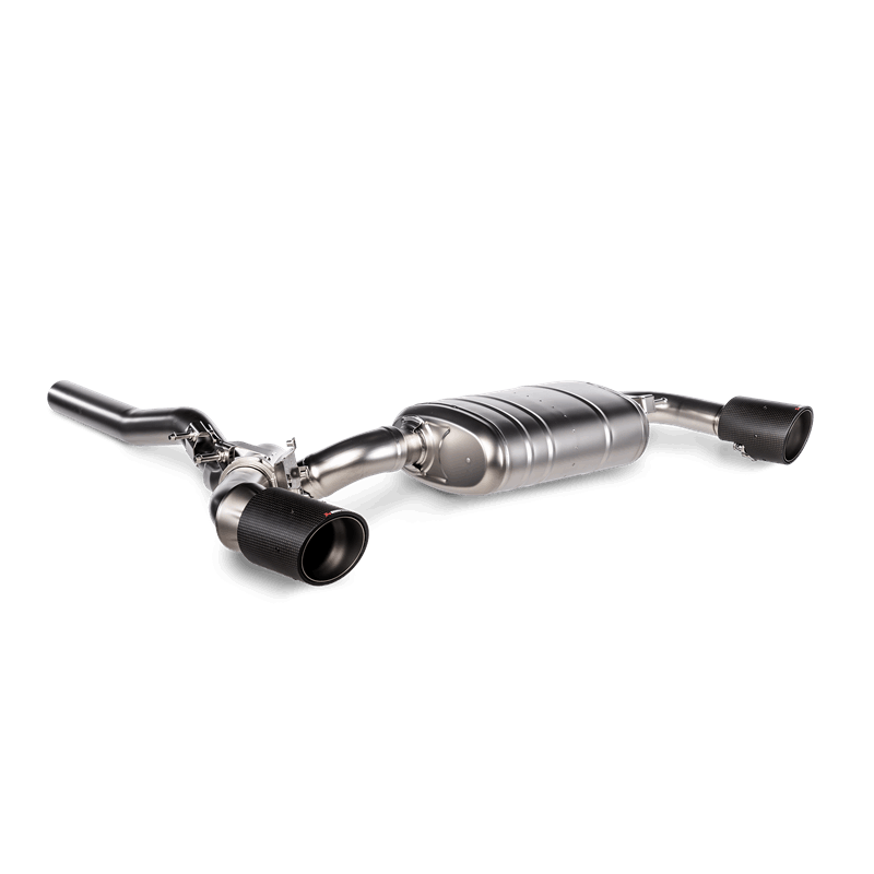 Mini Clubman All4 Performance Exhaust - Akrapovic - Slip-On Line - Titanium w/Carbon Tips - 2020