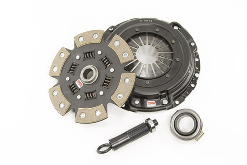 Mini Cooper Clutch Kit - Competition Clutch - Stage 4 - 6 Pad Ceramic, High Torque Sprung Disc, Six-puck with Ceramic buttons - `02-`08