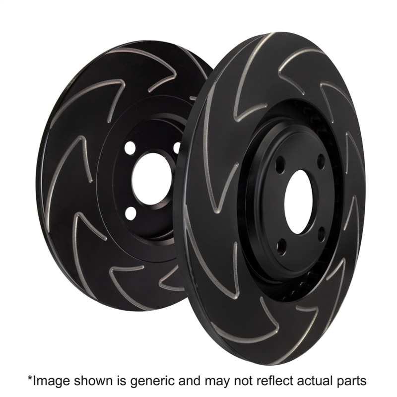 Mini Countryman R60 Cooper Brake Rotors (2) - Rear - EBC - BSD Series Sport Rotor w/Ultra Quiet V Slot Configuration - `10-`16