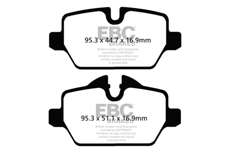 Mini Countryman Brake Pads - Rear - EBC - Redstuff - 2010