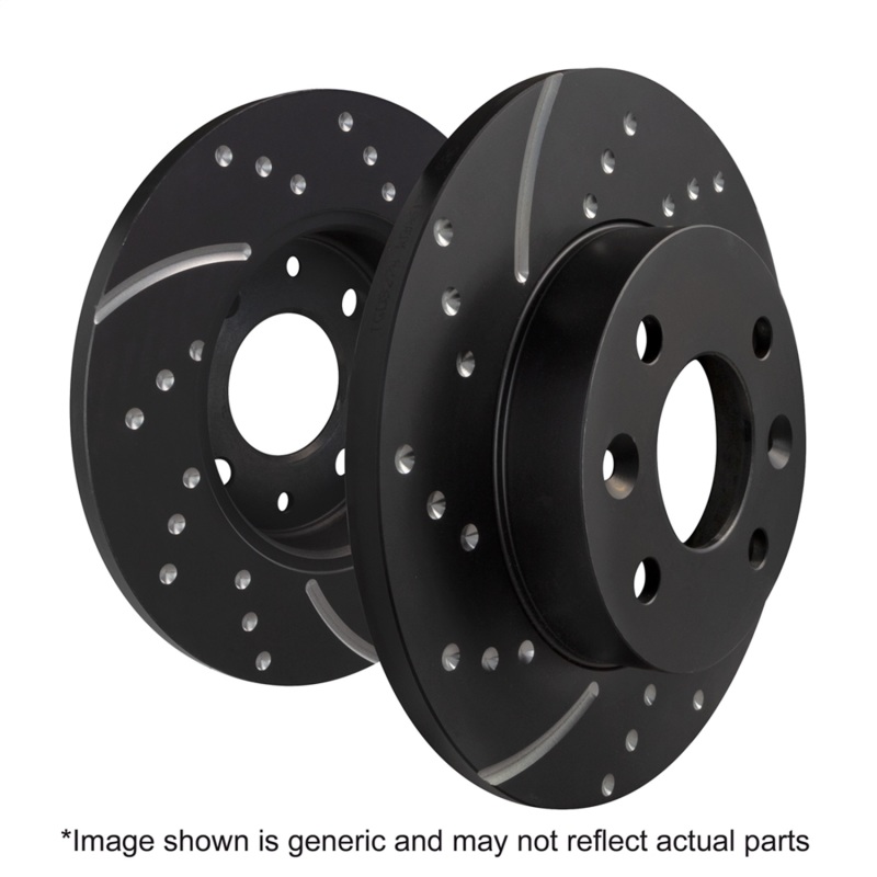 Mini Countryman 1.6 Cooper Brake Rotors (2) - Rear - EBC - GD Sport - Black for domestics, Gold for imports - 2010