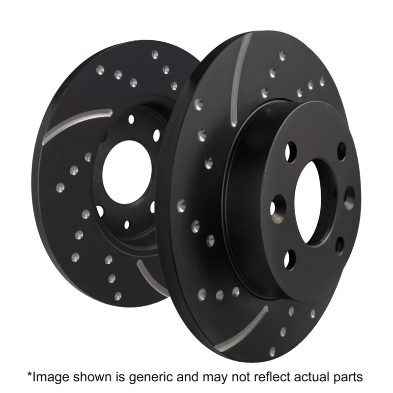 Mini Countryman (R60) JCW Brake Rotors (2) - Rear - EBC - 3GD Series Sport Slotted - `11-`16