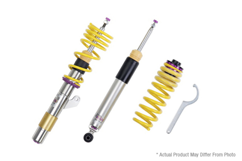 Mini Clubman (F54) Coilover Suspension Kit - KW - V3 with Electronic Dampers, Height Adjustable, Independent Compression and Rebound Technology - 2016
